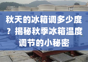 秋天的冰箱調(diào)多少度？揭秘秋季冰箱溫度調(diào)節(jié)的小秘密