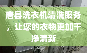 唐縣洗衣機清洗服務(wù)，讓您的衣物更加干凈清新