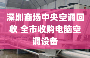 深圳商場(chǎng)中央空調(diào)回收 全市收購(gòu)電腦空調(diào)設(shè)備