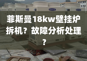 菲斯曼18kw壁掛爐拆機？故障分析處理？