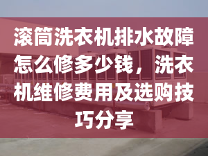 滾筒洗衣機(jī)排水故障怎么修多少錢(qián)，洗衣機(jī)維修費(fèi)用及選購(gòu)技巧分享