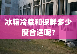 冰箱冷藏和保鮮多少度合適呢？