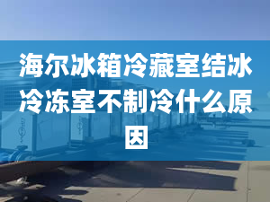 海爾冰箱冷藏室結(jié)冰冷凍室不制冷什么原因