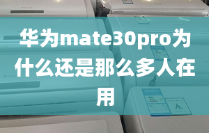 華為mate30pro為什么還是那么多人在用