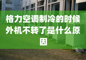 格力空調(diào)制冷的時候外機不轉(zhuǎn)了是什么原因