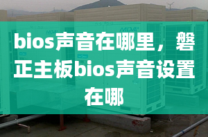 bios聲音在哪里，磐正主板bios聲音設(shè)置在哪