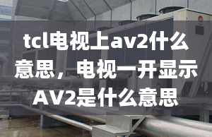 tcl電視上av2什么意思，電視一開顯示AV2是什么意思