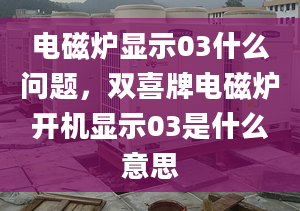 電磁爐顯示03什么問題，雙喜牌電磁爐開機顯示03是什么意思