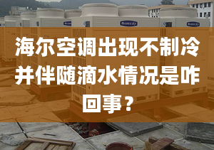 海爾空調(diào)出現(xiàn)不制冷并伴隨滴水情況是咋回事？