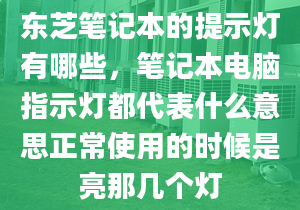 東芝筆記本的提示燈有哪些，筆記本電腦指示燈都代表什么意思正常使用的時候是亮那幾個燈