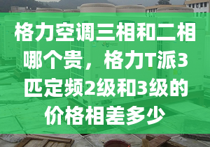 格力空調(diào)三相和二相哪個(gè)貴，格力T派3匹定頻2級(jí)和3級(jí)的價(jià)格相差多少