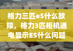 格力三匹e5什么故障，格力3匹柜機通電顯示E5什么問題