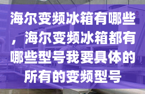 海爾變頻冰箱有哪些，海爾變頻冰箱都有哪些型號(hào)我要具體的所有的變頻型號(hào)