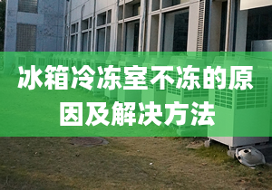 冰箱冷凍室不凍的原因及解決方法