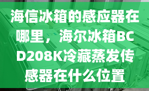 海信冰箱的感應(yīng)器在哪里，海爾冰箱BCD208K冷藏蒸發(fā)傳感器在什么位置