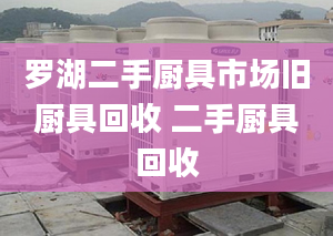 羅湖二手廚具市場(chǎng)舊廚具回收 二手廚具回收