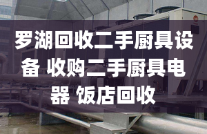 羅湖回收二手廚具設(shè)備 收購(gòu)二手廚具電器 飯店回收