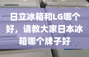 日立冰箱和LG哪個好，請教大家日本冰箱哪個牌子好