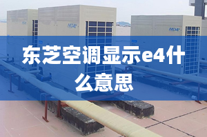 東芝空調(diào)顯示e4什么意思