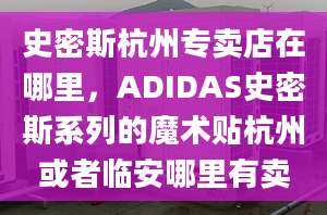 史密斯杭州專(zhuān)賣(mài)店在哪里，ADIDAS史密斯系列的魔術(shù)貼杭州或者臨安哪里有賣(mài)