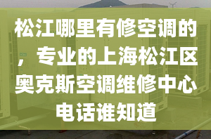 松江哪里有修空調(diào)的，專(zhuān)業(yè)的上海松江區(qū)奧克斯空調(diào)維修中心電話誰(shuí)知道