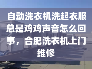 自動洗衣機洗起衣服總是雞雞聲音怎么回事，合肥洗衣機上門維修