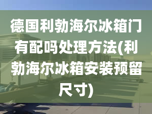 德國利勃海爾冰箱門有配嗎處理方法(利勃海爾冰箱安裝預(yù)留尺寸)