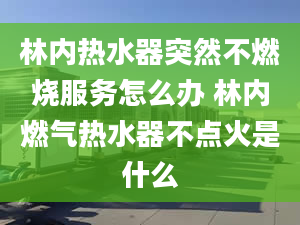 林內(nèi)熱水器突然不燃燒服務(wù)怎么辦 林內(nèi)燃?xì)鉄崴鞑稽c(diǎn)火是什么