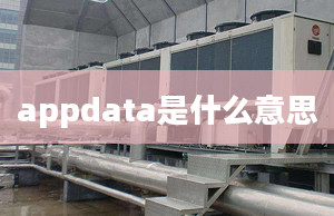 appdata是什么意思