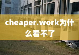 cheaper.work為什么看不了