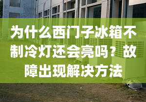 為什么西門子冰箱不制冷燈還會亮嗎？故障出現解決方法