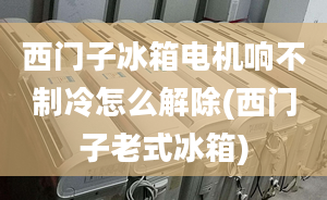 西門子冰箱電機響不制冷怎么解除(西門子老式冰箱)