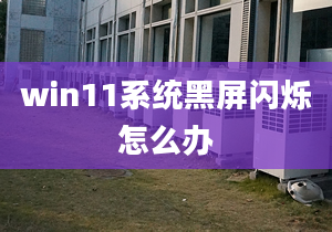 win11系統(tǒng)黑屏閃爍怎么辦