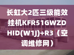 長虹大2匹三級能效掛機KFR51GWZDHID(W1J)+R3（空調(diào)維修網(wǎng)）