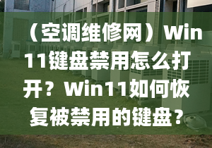 （空調(diào)維修網(wǎng)）Win11鍵盤禁用怎么打開？Win11如何恢復(fù)被禁用的鍵盤？