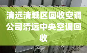 清遠清城區(qū)回收空調(diào)公司清遠中央空調(diào)回收