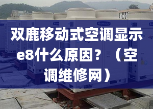 雙鹿移動(dòng)式空調(diào)顯示e8什么原因？（空調(diào)維修網(wǎng)）