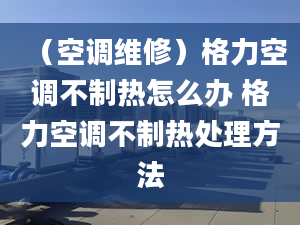 （空調(diào)維修）格力空調(diào)不制熱怎么辦 格力空調(diào)不制熱處理方法