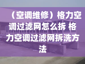 （空調(diào)維修）格力空調(diào)過濾網(wǎng)怎么拆 格力空調(diào)過濾網(wǎng)拆洗方法