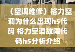 （空調(diào)維修）格力空調(diào)為什么出現(xiàn)h5代碼 格力空調(diào)故障代碼h5分析介紹