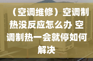 （空調(diào)維修）空調(diào)制熱沒(méi)反應(yīng)怎么辦 空調(diào)制熱一會(huì)就停如何解決