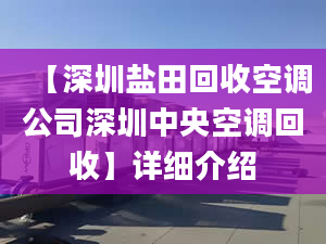 【深圳鹽田回收空調(diào)公司深圳中央空調(diào)回收】詳細(xì)介紹