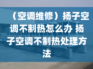 （空調(diào)維修）揚(yáng)子空調(diào)不制熱怎么辦 揚(yáng)子空調(diào)不制熱處理方法