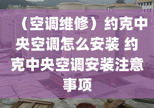 （空調(diào)維修）約克中央空調(diào)怎么安裝 約克中央空調(diào)安裝注意事項