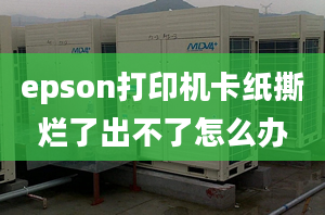 epson打印機卡紙撕爛了出不了怎么辦