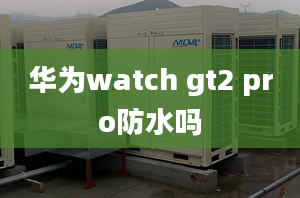 華為watch gt2 pro防水嗎