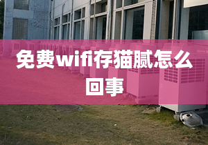 免費(fèi)wifi存貓膩怎么回事