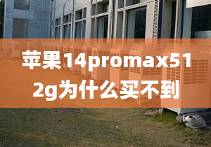 蘋果14promax512g為什么買不到