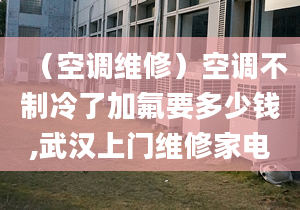 （空調(diào)維修）空調(diào)不制冷了加氟要多少錢,武漢上門維修家電