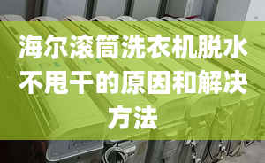 海爾滾筒洗衣機(jī)脫水不甩干的原因和解決方法